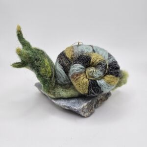 Felt Snail Ornament